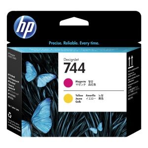 HP Testina Per Stampa Magenta / Giallo F9J87A 744 Originale