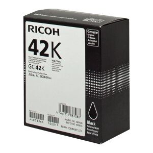 Ricoh Cartuccia Gelo Nero Gc 42 Bk 405836 10000 Copie Originale