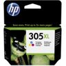 HP 305XL - 5 ml - Høy ytelse - farge (cyan, magenta, gul) - original - blekkpatron - for Deskjet 23XX, 27XX, 28XX, 41XX, 42XX  DeskJet Plus 41XX  ENVY 60XX, 64XX  ENVY Pro 64XX