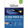 Tinteiro Compat/ Recicl Qilive H-304 Pack Xl 27839 B+cmy Hp