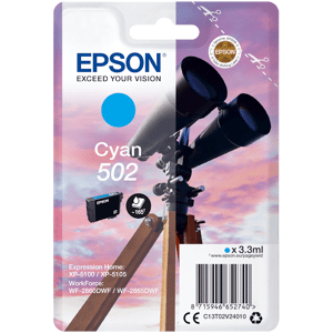 Bläckpatron EPSON C13T02V24010 T502 cyan