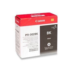 Canon PFI-302BK svart bläckpatron (original)