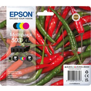 Epson 503xl - Bläckpatronpaket, 4 Färger