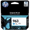 HP 963 (3JA23AE) Blau Original Druckerpatrone für  OfficeJet Pro 9010, 9012, 9015, 9016, 9019, 9020, 9022, 9025, Cyan