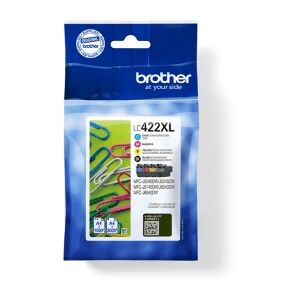 Brother LC422XL High Capacity Multipack - Full Set of 4 Ink Cartridges - LC422XLVAL (Original)