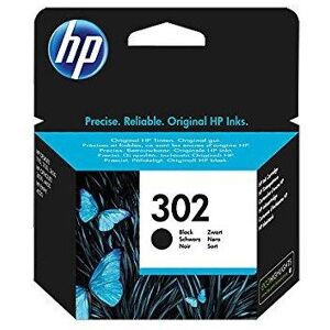 Original HP ink cartridge F6U66AE HP 302 HP302 for HP DeskJet 1110 - black. Outp