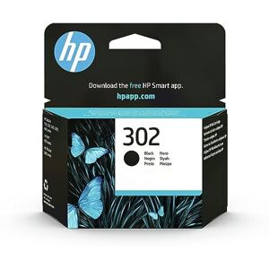 HP F6U66AE 302 Original Ink Cartridge, Black, Single Pack