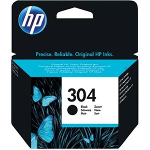 HP 304 Black Ink Cartridge (Standard Yield, 4ml, 120 Page Capacity) N9K06AE