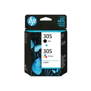 HP 305 Ink Cartridge Twin Pack Black/Tri-Color CMY 6ZD17AE