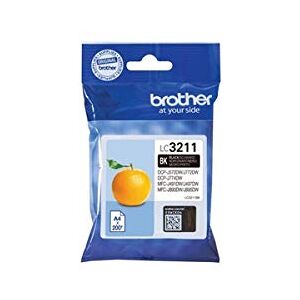 Brother LC-3211BK 200 Pages Black Ink Cartridge – LC-3211, Black, DCP-J772DW DCP-J774DW MFC-J890DW MFC-J895DW, Standard Yield, 200 Pages