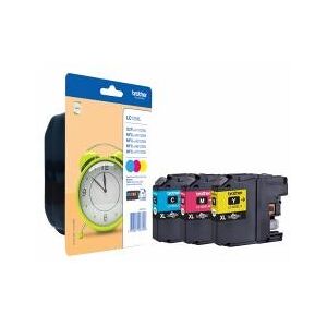 Brother LC125XLRBWBP - LC125XL Ink Cartridge - Value Pack - LC125XL Ink Cartridge - 3 colour Value Pack (Yellow Cyan Magenta) - Up to 1200 pages.