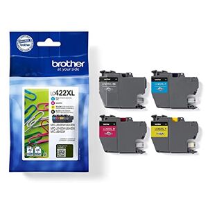 Original LC-422XLVAL Ink Cartridges Value Pack for Brother MFC-J5340DW, MFC-J5345DW, MFC-J5740DW, MFC-J6540DW, MFC-J6940DW (4 Ink Cartridges: Black, Cyan, Magenta, Yellow)