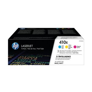 Original HP 410X High Capacity CMY Toner Value Pack
