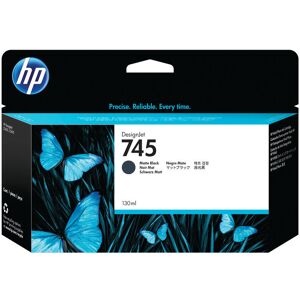 Original HP 745 Matte Black Ink Cartridge - 130ml (F9J99A)