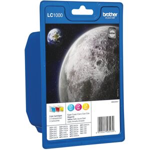 Original Brother LC1000 Ink Cartridge Multipack (C/M/Y)