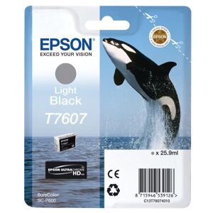Original Epson T7607 Light Black Ink Cartridge