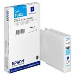 Original Epson T04A2 Extra High Capacity Cyan Ink Cartridge