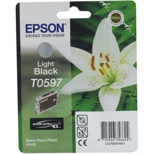 Original Epson T0597 Light Black Ink Cartridge