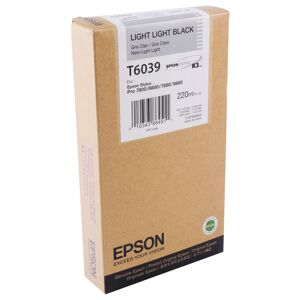 Original Epson T6039 Light Light Black Ink Cartridge