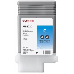 Original Canon PFI-102C Cyan Ink Cartridge