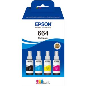 Original Epson 664 Ink Bottle Multipack (B/C/M/Y)