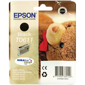 Original Epson T0611 Black Ink Cartridge