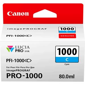 Original Canon PFI-1000C Cyan Ink Cartridge