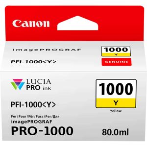 Original Canon PFI-1000Y Yellow Ink Cartridge