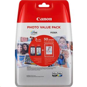 Original Canon PG545XL & CL546XL Ink and Paper Multipack