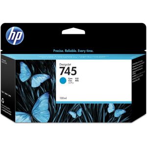 Original HP 745 Cyan Ink Cartridge - 130ml