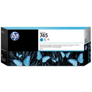 Original HP 745 High Capacity Cyan Ink Cartridge - 300ml