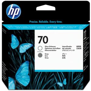 Original HP No. 70 Gloss Enhancer and Grey Printhead