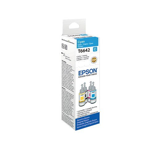 Epson 664 Ink Bottle EcoTank 70ml Cyan C13T664240