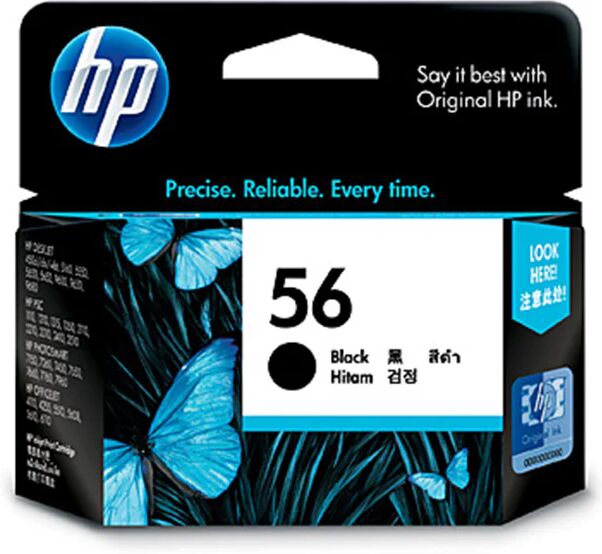 HP 56 Black Ink Cart C6656AA