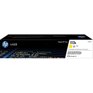 Hewlett Packard TONER W2072A - HP-Toner, gelb, 117A, original