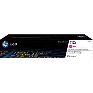 Hewlett Packard TONER W2073A - HP-Toner, magenta, 117A, original