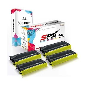 Druckerpapier A4 + 4x Kompatibel für Lenovo M 3120 (TN-2000) Toner-Kit Schwarz XL 5000 Seiten