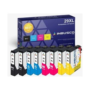 8x XL Drucker Patronen kompatibel für EPSONXP345 XP352 (8x Patronen SET 2x je Farbe BLACK, CYAN, MAGENTA, YELLOW)