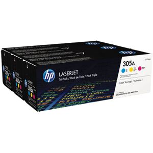 HP Tonerset CF370AM CMY für LaserJet Pro M351 M451 M375 M475, 3x 2.600 Seiten