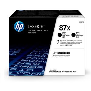 HP Tonerset 87X Schwarz für M501 M506 M527, 2x 18.000 Seiten