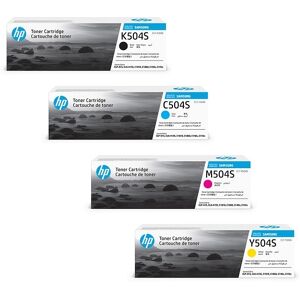 HP Tonerset 504S CMYK für Samsung CLX-4195 CLP-415, 1x 2.500 und 3x 1.800 Seiten