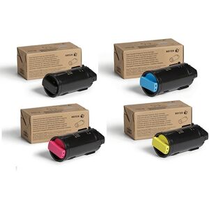 Xerox Toner-Set Ultra-HC für C600 Cyan Magenta Yellow Schwarz Toner 4-Pack