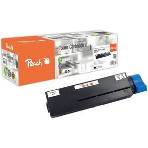 Peach O45807  Toner bk ersetzt OKI 45807102 für z.B. OKI B 412 DN, OKI B 432 DN, OKI B 512 DN, OKI MB 472 dnw, OKI MB 492 dn, OKI MB 562 dnw (wiederaufbereitet)