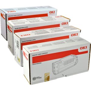 4 Oki Toner MC770  MC780 Serie  Multipack  BK C M Y  4-farbig original