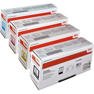 4 Oki Toner C532  MC573 Serie HC  Multipack  BK C M Y  4-farbig original