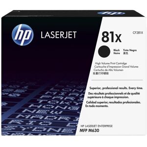 HP 81X Schwarz Original LaserJet Tonerkartusche mit hoher Reichweite