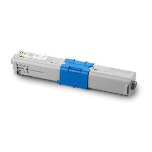 Kompatibel - OKI C301 Y Lasertoner, Gul, 1500 sider