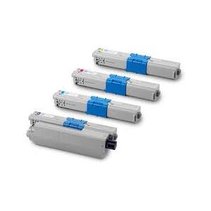 Kompatibel - OKI C301 combo pack 4 stk lasertoner - BK/C/M/Y 6700 sider