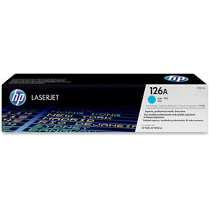 HP No 126a Ce311a Lasertoner, Blå, 1000s