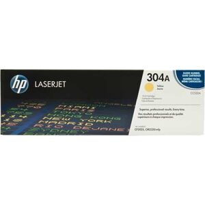 HP No 304a Cc532a Lasertoner, Gul, 2800s